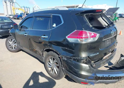 2014 Nissan Rogue Sl из США, поврежденный, VIN 5N1AT2MV5EC819598